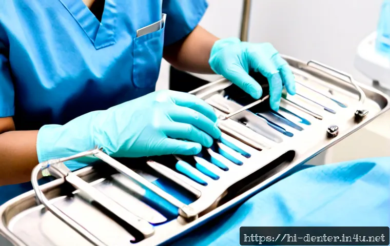 치과위생사 실무 실습 팁 - Photorealistic dental hygiene student in clean professional scrubs practicing instrument handling on...